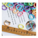 50/100 Peças de Elásticos de Cabelo para Crianças, Coloridos de Nylon