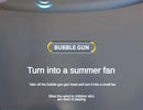Máquina de Bolhas com 40 Furos Totalmente Automática para Sopragem de Bolhas com Luz, Máquina de Bolhas para Exterior sem Bateria e sem Água de Bolha