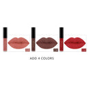 Batom Líquido Nude Fosco NICEFACE à Prova d'Água, de Longa Duração, Brilho Labial Sexy, Tintura de Veludo Vermelho, Maquiagem Feminina, Cosméticos