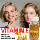 Cápsulas de Sérum de Vitamina E, Cápsulas de Essência de Uso Único, Hidratante e Umidificante para a Pele Facial 90 Cápsulas/Garrafa - 1 Garrafa