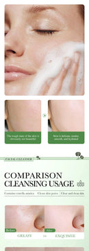 Limpador Facial Centella Asiatica Hidratante Controle de Oleosidade Limpeza Facial Espuma de Lavagem