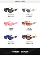 Óculos de Sol LONSY Fashion Square Feminino Marca Design Preto Degradê Óculos de Sol UV400