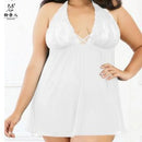 Mulher lingerie sexy quente pijama erótico renda roupas sexuais babydoll vestido erótico transparente Plus Zize