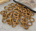 50/100 Peças de Elásticos de Cabelo para Crianças, Coloridos de Nylon