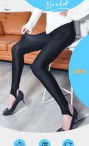 Leggings Femininas Tamanho 6XL Grande, Meias-Calças Térmicas de Inverno, Forro Fino de Lã, Cintura Alta, Sexy, Slim, Calças Elásticas, Leggings Femininas com Brilho