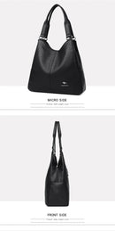 Bolsa Hobo com Alça Superior de Couro para Mulheres, Bolsas Femininas de Lazer, Bolsas de Ombro, Carteiras da Moda, Bolsas Vintage, Bolsa Tote de Grande Capacidade