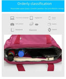 Mala Duffle Oxford Impermeável Grande Capacidade Bolsa de Viagem Feminina Bolsa de Ombro Valise