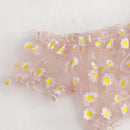 Roupa íntima feminina sexy de verão Sedutora floral Lingerie sonhadora ombros descobertos Blusas bralette calcinhas Conjunto erótico transparente