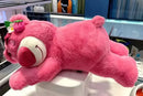 2025 Disney Toy Story Lotso Urso Fofo Morango Sofá Almofada de Pelúcia Brinquedos Recheados Crianças Meninas Amigos Festas Presente de Aniversário