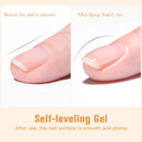 Gel de Unhas Autonivelante 7ml Base Forte Gel Reforçado Esmalte Gel Semi Permanente UV Removível para Nail Art