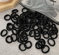 50/100 Peças de Elásticos de Cabelo para Crianças, Coloridos de Nylon