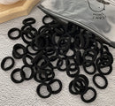 50/100 Peças de Elásticos de Cabelo para Crianças, Coloridos de Nylon