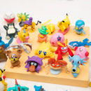 Figuras de Anime Pokémon Tamanho Grande Aleatório 10/20/30/40/50PCS Modelo de Ação Brinquedo Fofo Pikachu Original 4-6CM Presentes de Aniversário para Crianças