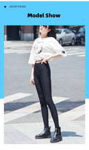 Leggings Femininas Tamanho 6XL Grande, Meias-Calças Térmicas de Inverno, Forro Fino de Lã, Cintura Alta, Sexy, Slim, Calças Elásticas, Leggings Femininas com Brilho
