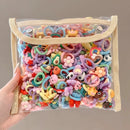 Elástico de cabelo não machuca com desenhos animados