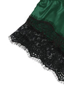 Conjunto de Pijama Feminino 2 Peças em Renda – Top de Tule com Alças & Shorts Combinando, Pijama de Verão Respirável para Mulheres, Tamanhos Grandes Disponíveis