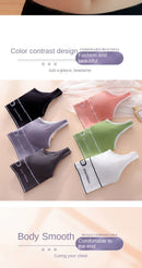 Colete Esportivo Feminino Sem Arco de Aço, Lingerie Antichoque, Top Tomara que Caia, Roupas Externas, Combinável, Costas U Bonitas, Plus Size