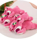 2025 Disney Toy Story Lotso Urso Fofo Morango Sofá Almofada de Pelúcia Brinquedos Recheados Crianças Meninas Amigos Festas Presente de Aniversário