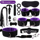 Kits BDSM Vibradores de bondage sexual Brinquedos sexuais para Casais Adultos 18 Algemas acessórios eróticos plugue anal Dildo Loja de Brinquedos Sexy