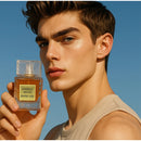 Perfume Masculino de Marca Premium Arabian Charm com Feromônio, Spray de Fragrância Unissex, Colônia Duradoura, Romântica, Fougère Amadeirada