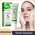 Limpador Facial Centella Asiatica Hidratante Controle de Oleosidade Limpeza Facial Espuma de Lavagem