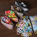 50/100 Peças de Elásticos de Cabelo para Crianças, Coloridos de Nylon