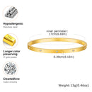 Conjunto de Pulseiras Vnox Love com Corrente, Pedras de Zircônio Redondas, Conjunto de Jóias em Aço Inoxidável PVD para Mulheres