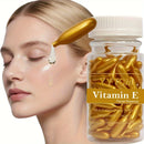 Cápsulas de Sérum de Vitamina E, Cápsulas de Essência de Uso Único, Hidratante e Umidificante para a Pele Facial 90 Cápsulas/Garrafa - 1 Garrafa