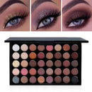 Paleta de Sombras com 40 Cores Glitter Fosco à Prova d'Água de Longa Duração