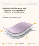 Bolsa Térmica Portátil Feminina com Espessamento Estilo Bento e Geladeira de Frio para Piqueniques ao Ar Livre