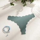 Calcinhas Sexy Sem Costura Femininas com Design Ondulado, Calcinha Ultraleve em Seda Gelada, Sexy, Cintura Baixa, Fio Dental Feminino, Lisa