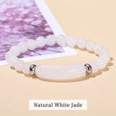Pulseira de Charme em Barra Retangular de Olho de Tigre, Ametista e Pedra Natural , Cristal em Pó de Pedra Curativa, Joia de Chakra Bruta