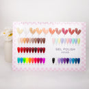 Conjunto de esmaltes em gel de 12ml Incluindo Kit de Esmaltes em Gel Vermelho, Rosa e Nude UV LED Removível para Casa DIY com Base e Top Coat