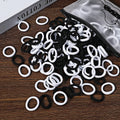 50/100 Peças de Elásticos de Cabelo para Crianças, Coloridos de Nylon