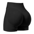 Shorts de verão femininos de cintura baixa, sem costura, shorts de academia, shorts de yoga, shorts de corrida e shorts de treino ciclismo de alta elasticidade