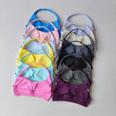 Top Esportivo Feminino Sem Costura , Suporte Alto, Push-up, Costas Abertas, Roupas de Academia, Fitness, Yoga, Treino, Lingerie