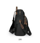 Mochila com Bordado Matelassê  Novo Estilo Coreano Versátil de Grande Capacidade, Bolsa de Ombro de Couro Resistente à Água