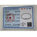 Pulseira EWYA em Prata Esterlina 925 com Moissanita 0,1ct 3mm D VVS1 Diamante com GRA para Mulheres, Brilhante, Festa de Casamento, Joia Fina