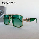Óculos de Sol Quadrados Vintage de Moda Unissex  Marca de Luxo Proteção UV400