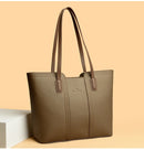 Bolsa de Cor Sólida para Mulheres Bolsas de Ombro de Designer Bolsa Transversal de Couro Macio de Luxo Bolsa Tote de Grande Capacidade Grandes