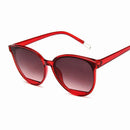 Óculos de Sol Feminino Moda Vintage Metal Espelhado Clássico UV400