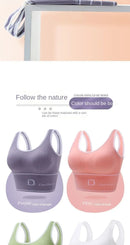 Colete Esportivo Feminino Sem Arco de Aço, Lingerie Antichoque, Top Tomara que Caia, Roupas Externas, Combinável, Costas U Bonitas, Plus Size