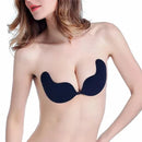 Sutiã Invisível Feminino Push Up, Sutiã Sem Costas e Sem Alças, com Fecho Frontal, Lingerie, Almofada de Silicone Autoadesiva para Seios