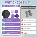 4/8 peças Brinquedo Magnético EDC Anti-Stress Brinquedos de Alívio Brincadeira Antiestresse Ansiedade Brinquedo Sensorial Bolas Magnéticas para Adultos e Crianças Autismo TDAH