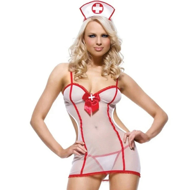 Roupa de Cosplay de Mulher Exótica Sexy Vestido Uniforme de Colegial Lingerie Exótica Sexy Plus Size