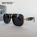 Óculos de Sol Quadrados Vintage de Moda Unissex  Marca de Luxo Proteção UV400