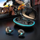 Fones de Ouvido X55 Sem Fio Mini, TWS Bluetooth  Estéreo, Discreto, com Microfone, Chamadas em HD, À Prova d'Água