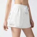 Shorts Feminino Cintura Alta Esporte Fitness 2 em 1 Secagem Rápida