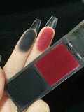 Biya 2 Cores de Sombra de Olhos Portátil Vermelho Preto Paleta Sombra Mate Escura Fumaça Cosméticos Maquiagem Festa Halloween Maquiagem DIY