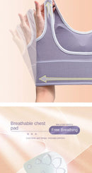 Colete Esportivo Feminino Sem Arco de Aço, Lingerie Antichoque, Top Tomara que Caia, Roupas Externas, Combinável, Costas U Bonitas, Plus Size